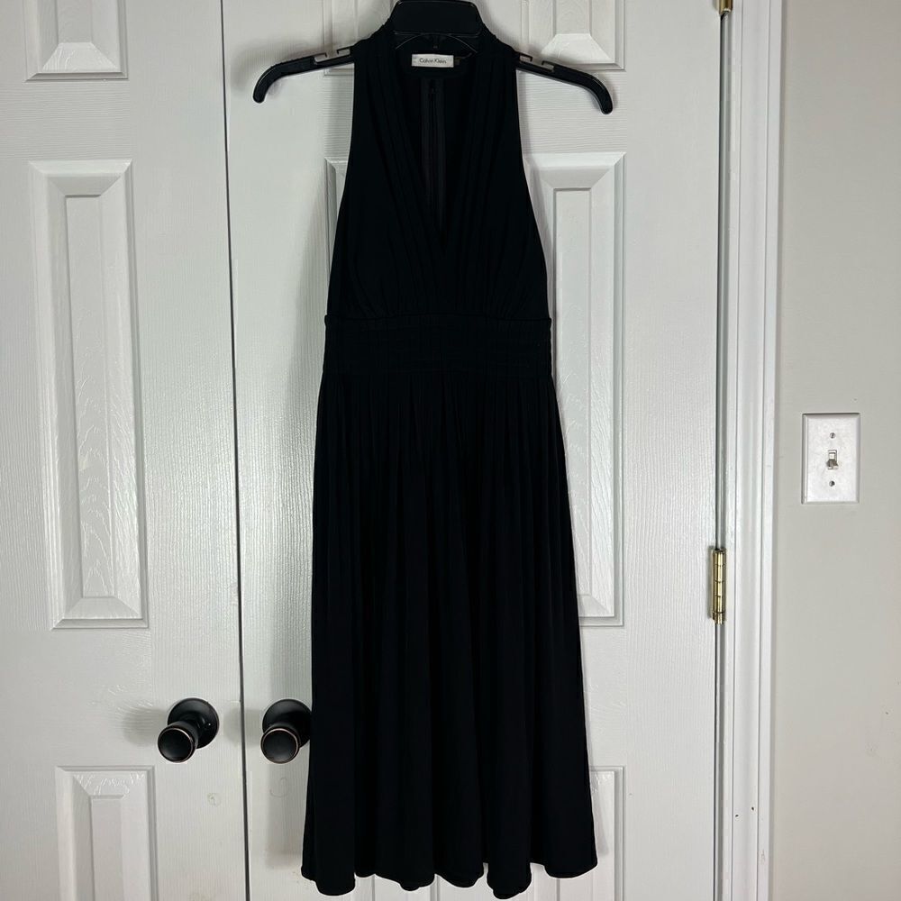 Calvin Klein Womens Black Dress Size 4